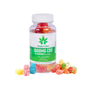 1000mg CBD Gummies – 50 Count