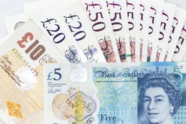 British pound sterling (GBP)